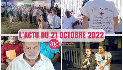 Le tour de l'actualité en Nouvelle-Calédonie du 21 octobre 2022