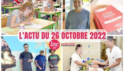 Le tour de l'actualité en Nouvelle-Calédonie du 26 octobre 2022