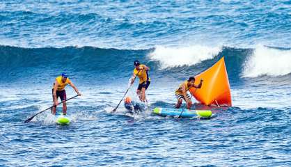Stand up paddle : Noïc Garioud en argent, Titouan Puyo en bronze aux Mondiaux