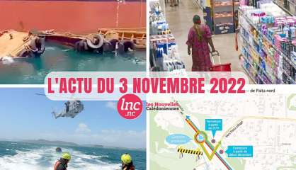 Le tour de l'actualité en Nouvelle-Calédonie du 3 novembre 2022