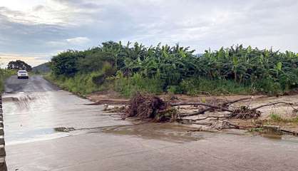 Païta : le radier de la Ziza fermé à la circulation en raison des pluies