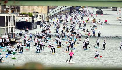 Stand up paddle : Titouan Puyo s'impose sur la Seine
