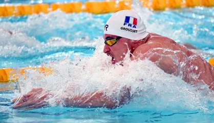Natation : Maxime Grousset vice-champion du monde sur 100 mètres nage libre