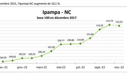 Le prix des moyens de production agricole en baisse en novembre 
