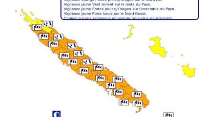 La quasi-totalité du pays passe en vigilance orange vent violent et fortes pluies ce dimanche