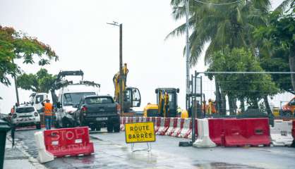 Une circulation bloquée jeudi soir, route de l'Anse-Vata