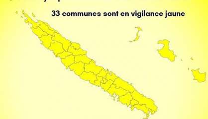 La Nouvelle-Calédonie placée en vigilance jaune fortes pluies