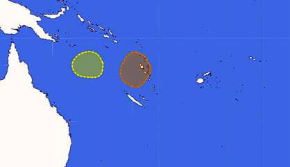Non pas une mais deux potentielles dépressions au Nord de la Calédonie