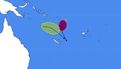 Les trajectoires des deux dépressions tropicales se précisent