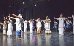 La troupe de Lausiva Pacifika a interprété plusieurs danses wallisiennes durant l’heure et demie du show. Avec sa vingtaine de danseurs, elle a été très applaudie. La troupe a été suivie de Boom girl, du collège Louise-Michel, puis du Group Family Taukapa