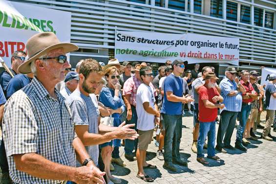 Les agriculteurs sont dans la rue