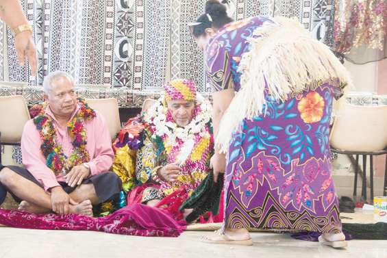 Intronisation d’Alesio Saliga, nouveau représentant du village de Toloke