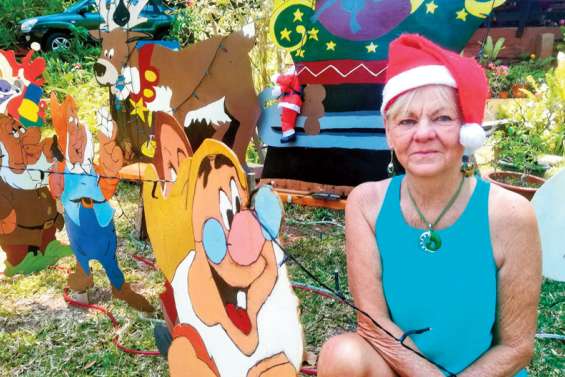 Au Vallon-Dore, la maison d’Anne-Marie se transforme en village de Noël