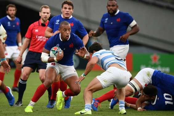 Mondial de rugby: la France bat l'Argentine 23-21 dans un match capital pour la qualification