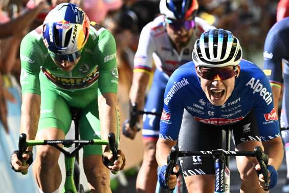 Tour de France: Philipsen vainqueur d'un sprint caniculaire
