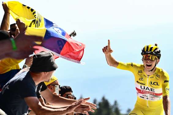 Tour de France: Pogacar s'impose au sommet de la Planche