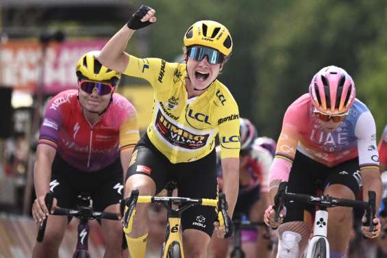 Tour de France Femmes: la maillot jaune Marianne Vos remporte la 6e étape