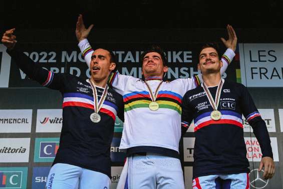 Mondiaux VTT: Bruni et les descendeurs français atteignent les sommets aux Gets