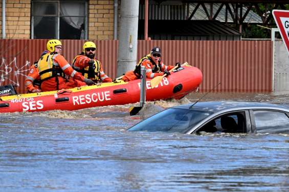 Inondations en Australie: un mort, les pluies s'atténuent
