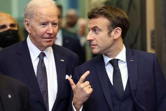 Macron de retour aux Etats-Unis, pour parler d'Ukraine et de protectionnisme avec Biden