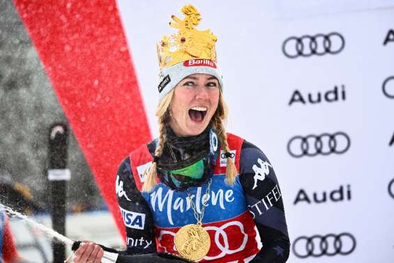 Ski alpin: la géante Shiffrin dépasse Vonn et fond sur Stenmark
