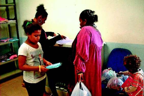 Ouverture d’un centre de dons