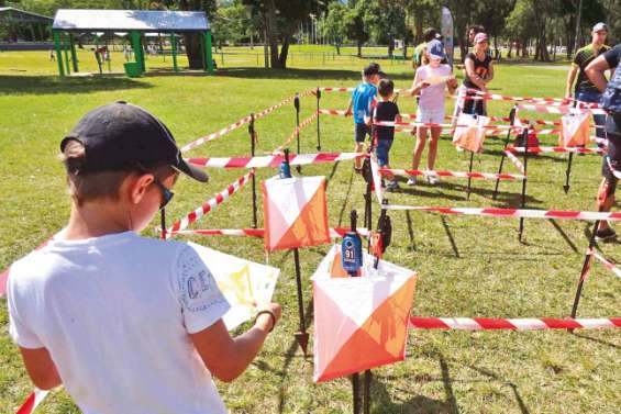 Une course d’orientation au parc Fayard