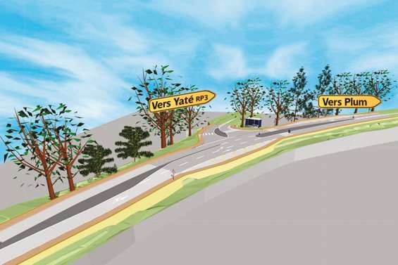 Le carrefour entre Plum et Yaté sera bientôt revu et corrigé