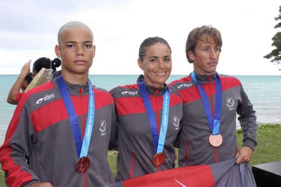 Jeux du Pacifique : les Calédoniens remportent leurs premières médailles en eau libre