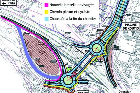 Des perturbations à venir sur l’échangeur de Koutio