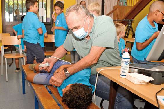 Le coeur des écoliers de CM1 à la loupe