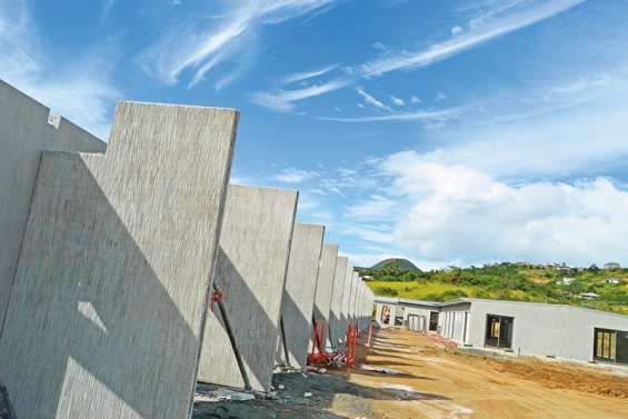 La construction des Pavillons d’Eugénie avance à grands pas