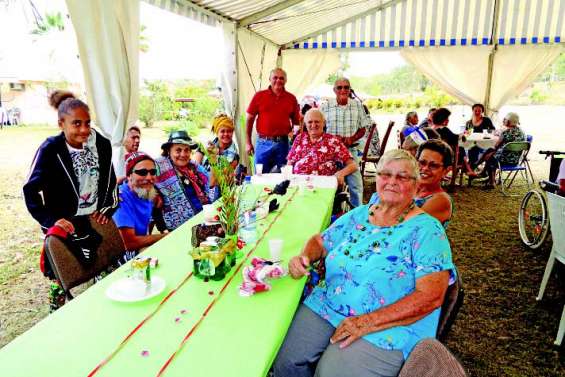 Les familles se sont retrouvées au centre de retraite