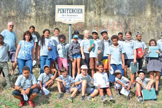 Des collégiens de La Foa sur les traces du bagne