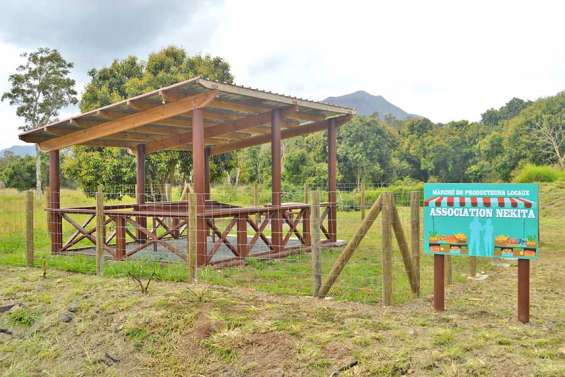 Trois marchés construits par des jeunes de Saint-Louis sur la RP1