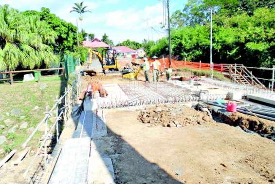 Les travaux avancent bien sur le pont Lenez