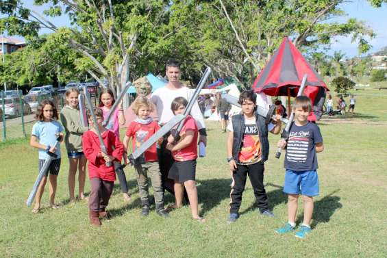 Un festival médiéval haut
en couleur au parc Brunelet