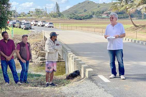 Bourail : Le nouveau pont de Téné a été présenté, à une semaine de la Foire