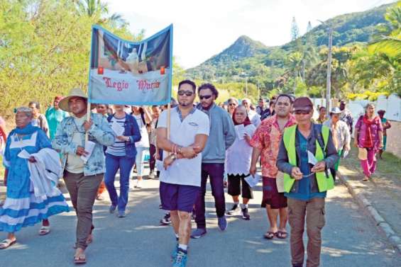 Les chrétiens réunis à La Conception pour l'Assomption