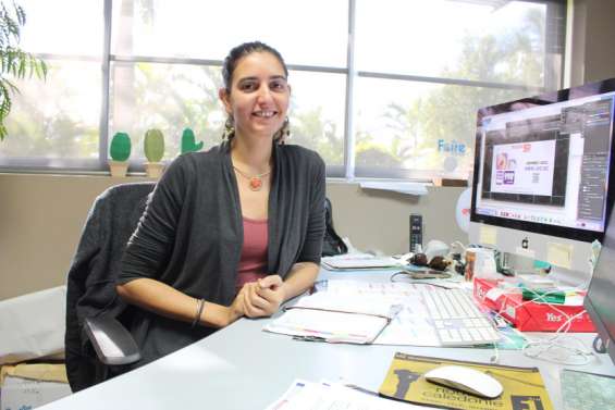 Lisa Pucheu-Courteilles, chargée de mettre en valeur Les Nouvelles calédoniennes