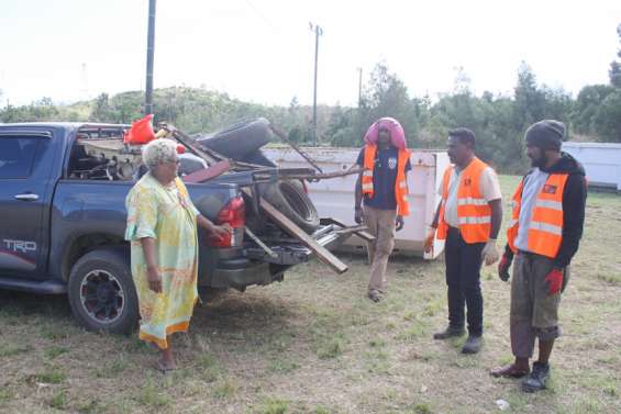 Grand nettoyage en cours avec la déchèterie mobile