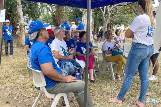 Près de 300 personnes réunies à Bourail pour porter 