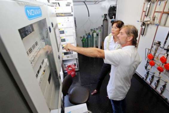 Oxygène : arrivages de Nouvelle-Calédonie,  de France et de Nouvelle-Zélande