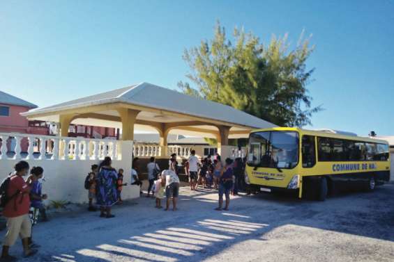 À Taha'a, l'école a rouvert mais sans bus pour s'y rendre