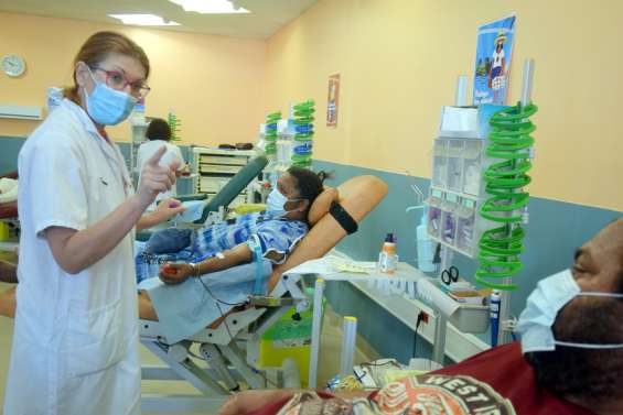 Le Centre de don du sang reste ouvert pendant le confinement