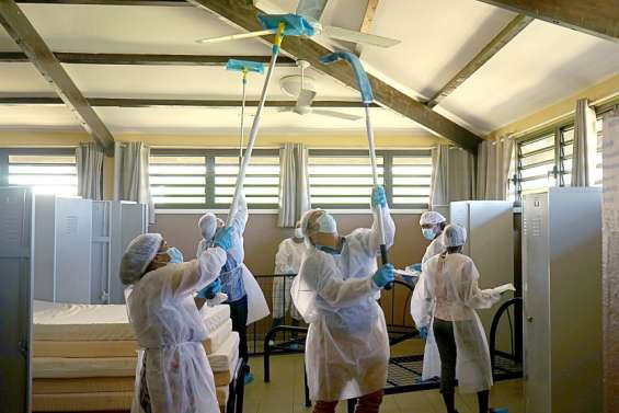 Maré : décontamination et formation ont commencé, jeudi, à l'internat de Tadine