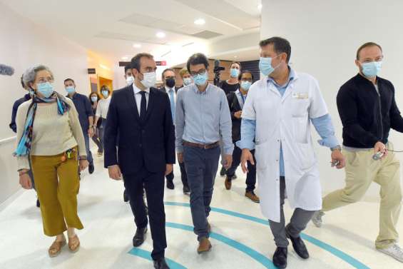 [GROS PLAN 1/3] Au Médipôle, Lecornu craint un rebond épidémique