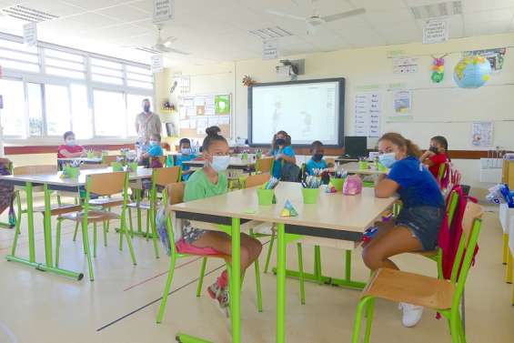 Cent des 139 enfants attendus ont fait leur rentrée à l'école Téari