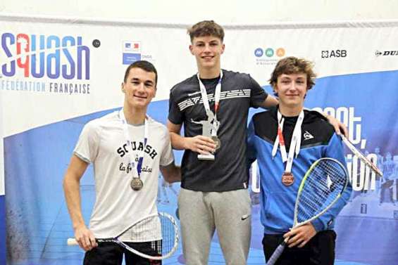 Squash : Brice Nicolas sacré champion de France des -19 ans