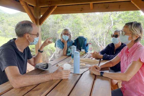 Au parc de la rivière Bleue, un 
